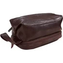 Adpel Toiletry Bag Brown Front